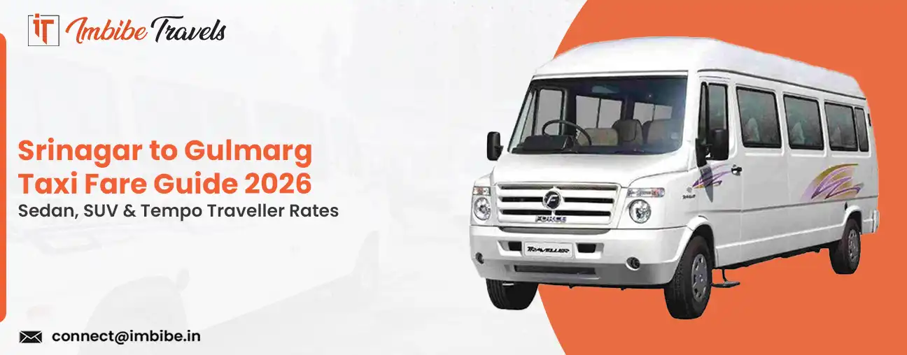 Srinagar to Gulmarg Taxi Fare Guide 2026: Sedan, SUV & Tempo Traveller Rates